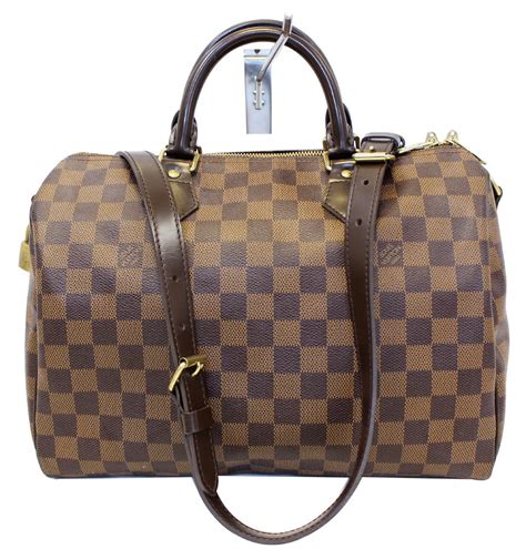 louis vuitton speedy ebene|louis vuitton damier ebene strap.